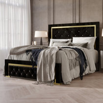 Nadine queen deals upholstered standard bed